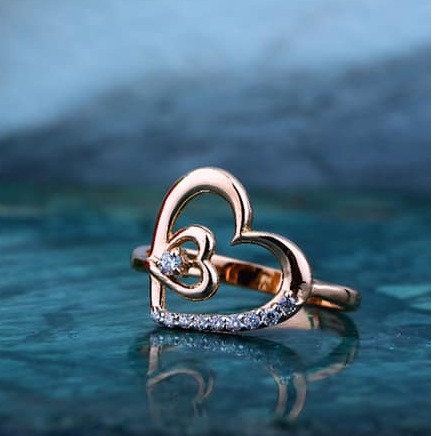 18kt RoseGold  ladies Ring RSR-007