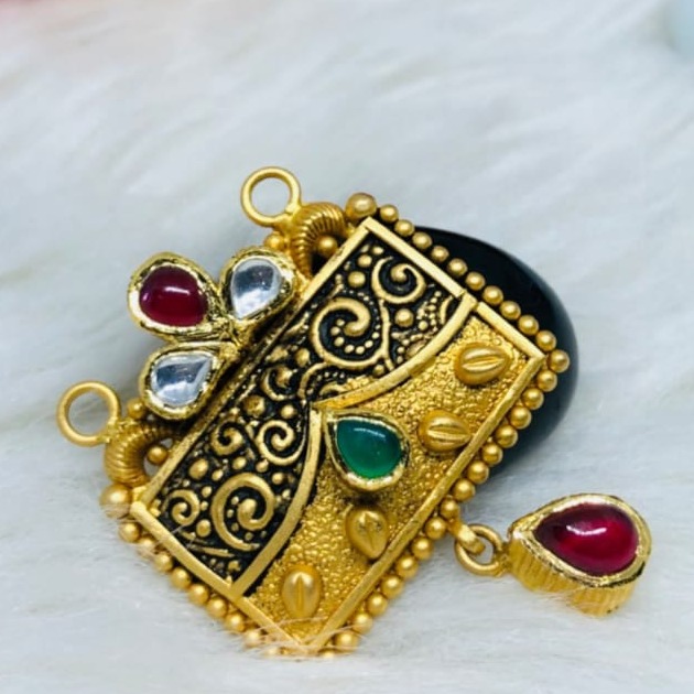 916 Gold Jadtar Mangalsutra Pendants msp-0020