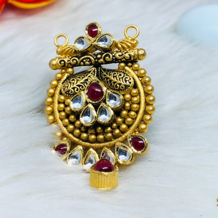 916 Gold Jadtar Mangalsutra Pendants msp-0018