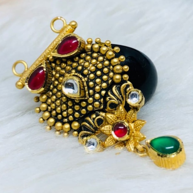 916 Gold Jadtar Mangalsutra Pendants msp-0016