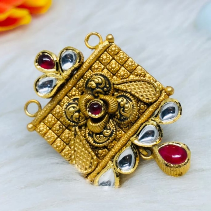 916 Gold Jadtar Mangalsutra Pendants msp-0013
