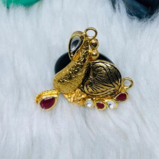 916 Gold Jadtar Mangalsutra Pendants msp-0008
