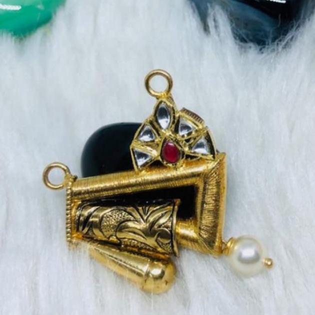 916 gold jadtar mangalsutra pendants msp-0004