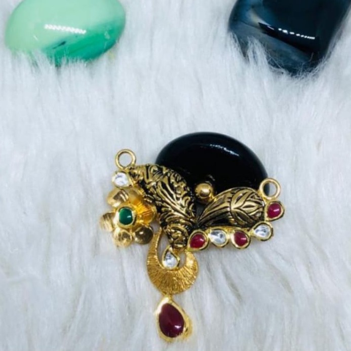 916 gold jadtar mangalsutra pendants msp-0003