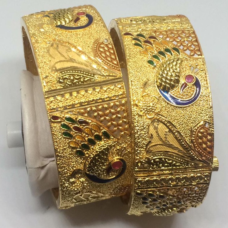 916 Gold Peacock Desgin Patala