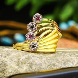 916 Gold cZ Ladies Ring LR-0030