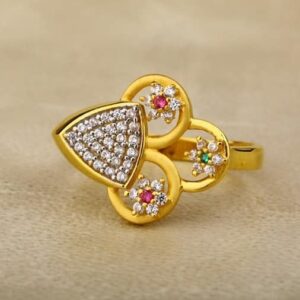 916 Gold cZ Ladies Ring LR-0019