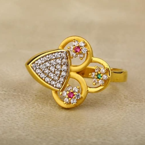 916 Gold cZ Ladies Ring LR-0019