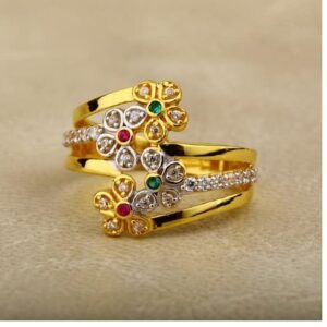 916 Gold cZ Ladies Ring LR-0016
