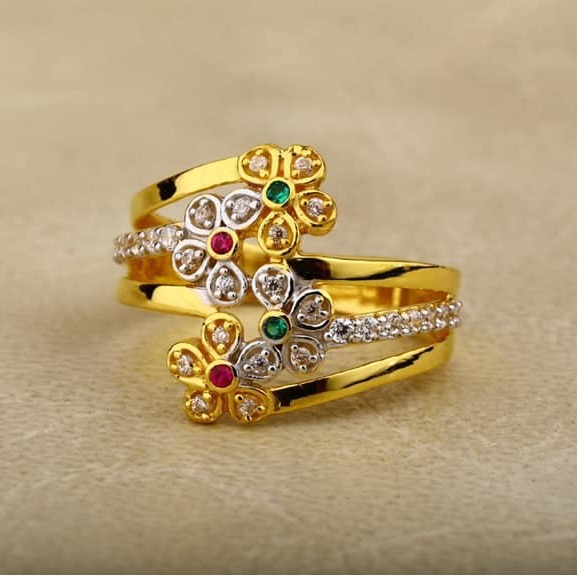 916 Gold cZ Ladies Ring LR-0016