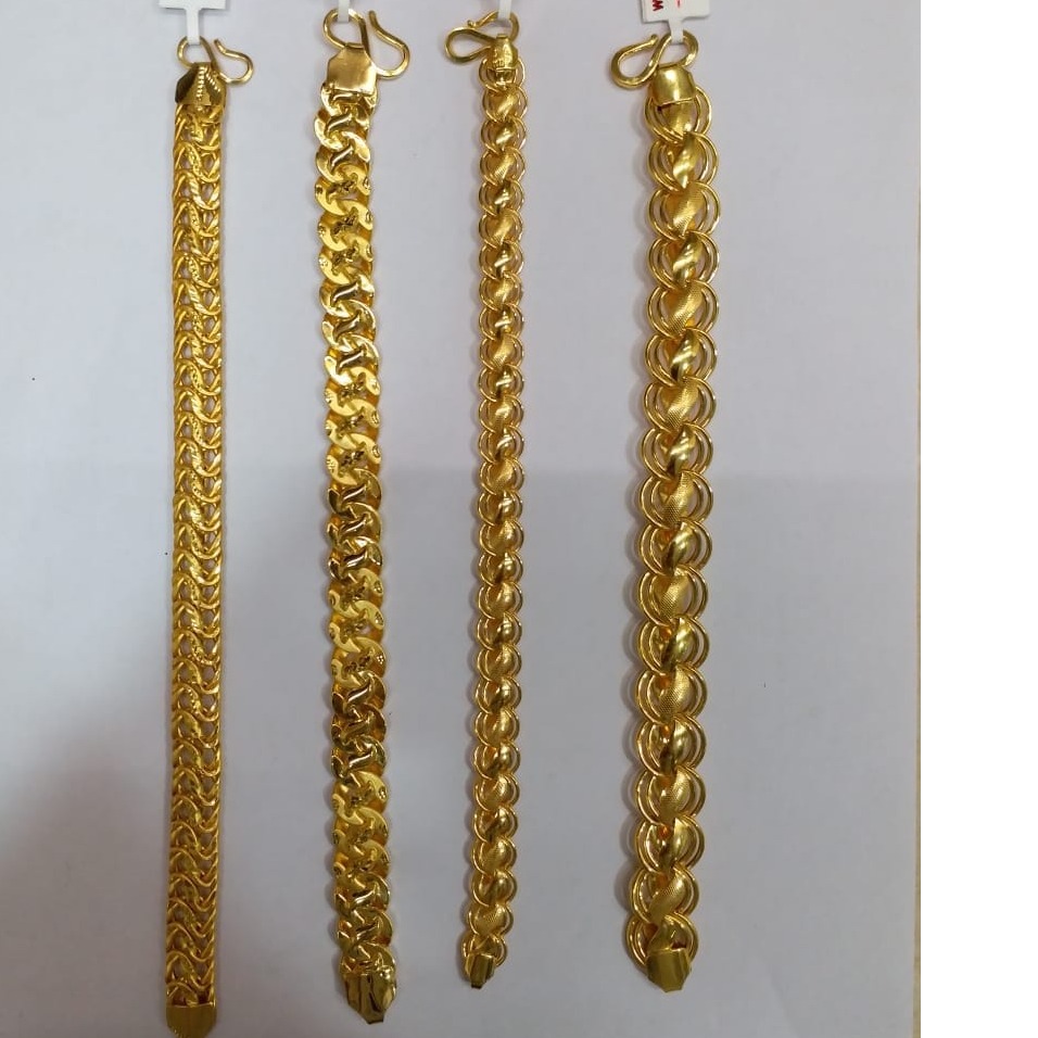 916 Gold  indo Light weghit hand chain lucky BR-0001