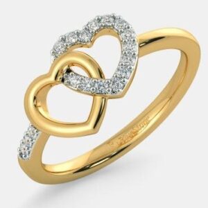 916 hm heart Design ladies ring