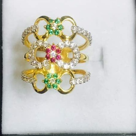 916 Gold cZ Ladies Ring LR-0009
