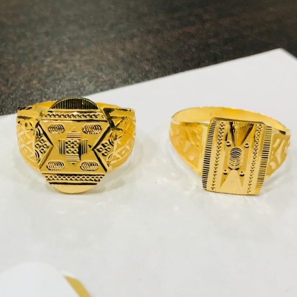 Gold Gents Ring GJ-0005