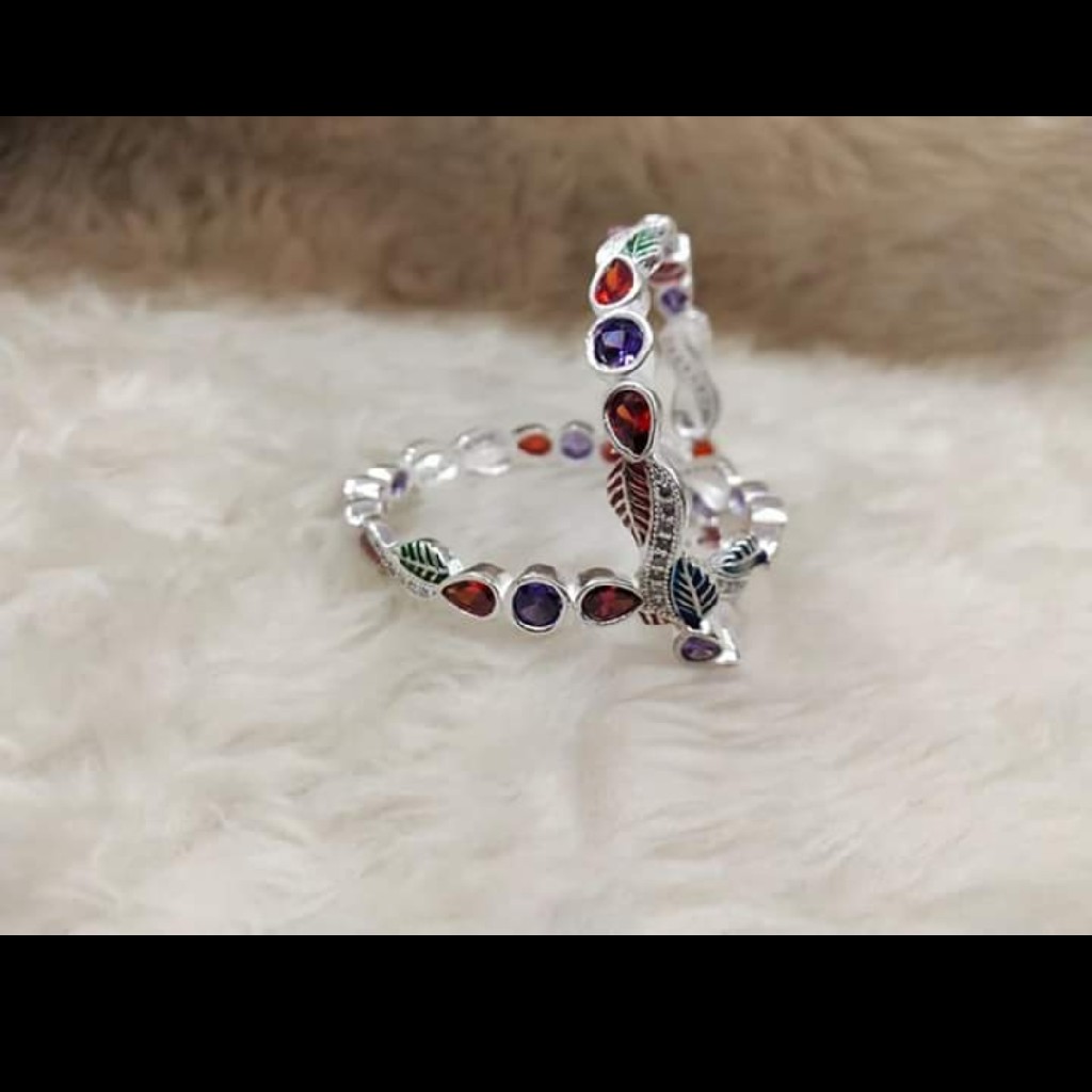 Silver ladies bangles