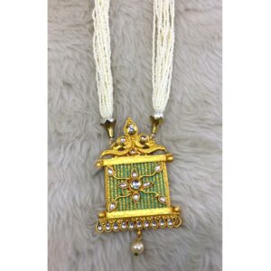 916 Gold Designer Long Necklace RH-N003