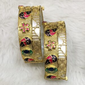 22Kt Gold Rajwadi Kada RH-B010