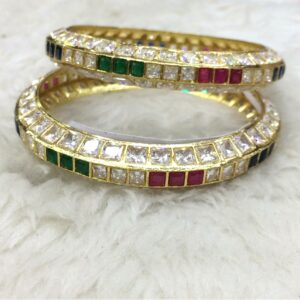 22kt gold colorful bangle rh-b002