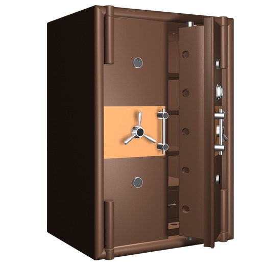 Double door jewellery safety locker