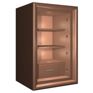 Single door multi shelves jewelry safe lockers