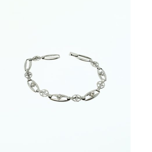 18Kt White Gold Fancy Bracelet