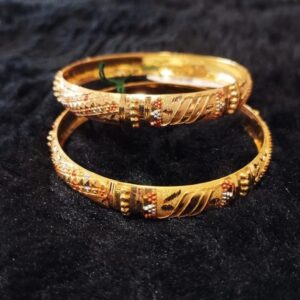 22Kt Plain Gold Bangles