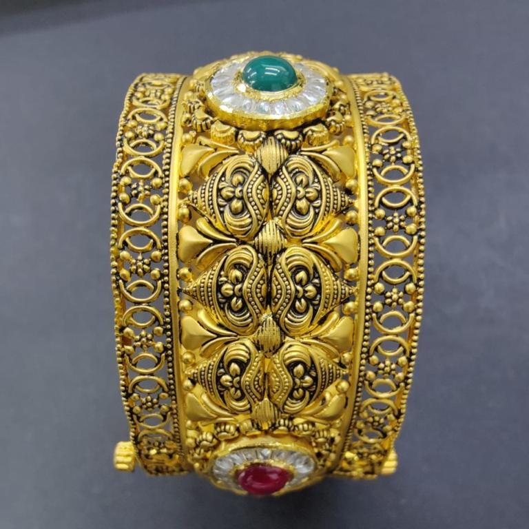 GOLD 22K HM916 CERTIFIED WOMEN BANGLES - Image 2