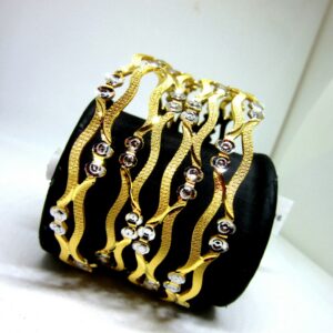 22k 916 Cutting Design Bangles