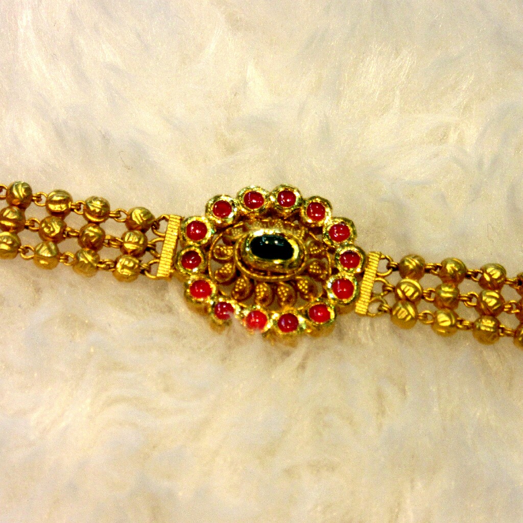 22k 916 Hallmark Jadtar Bracelet - Image 2