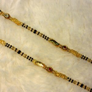 Gold 22k hallmark 916 jadtar mangalsutra