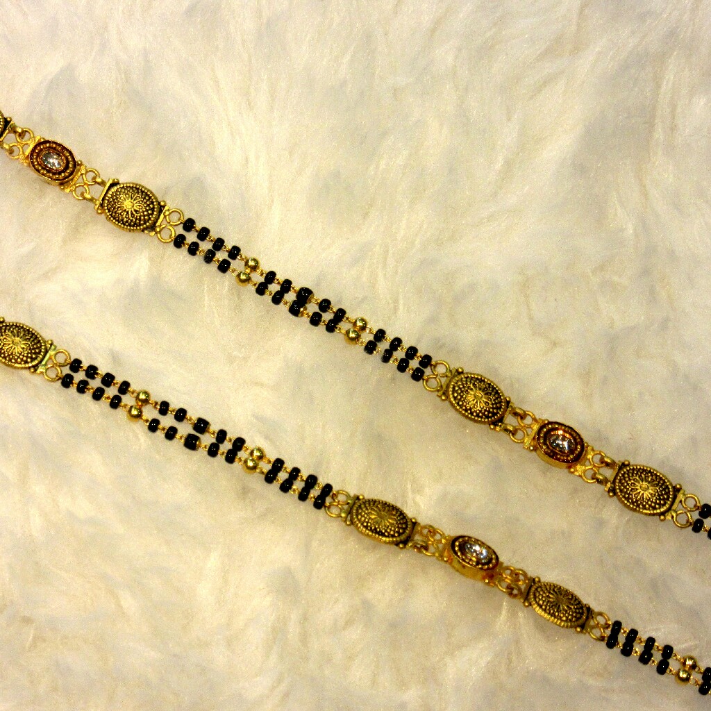 22k hallmark 916 antique mangalsutra - Image 3