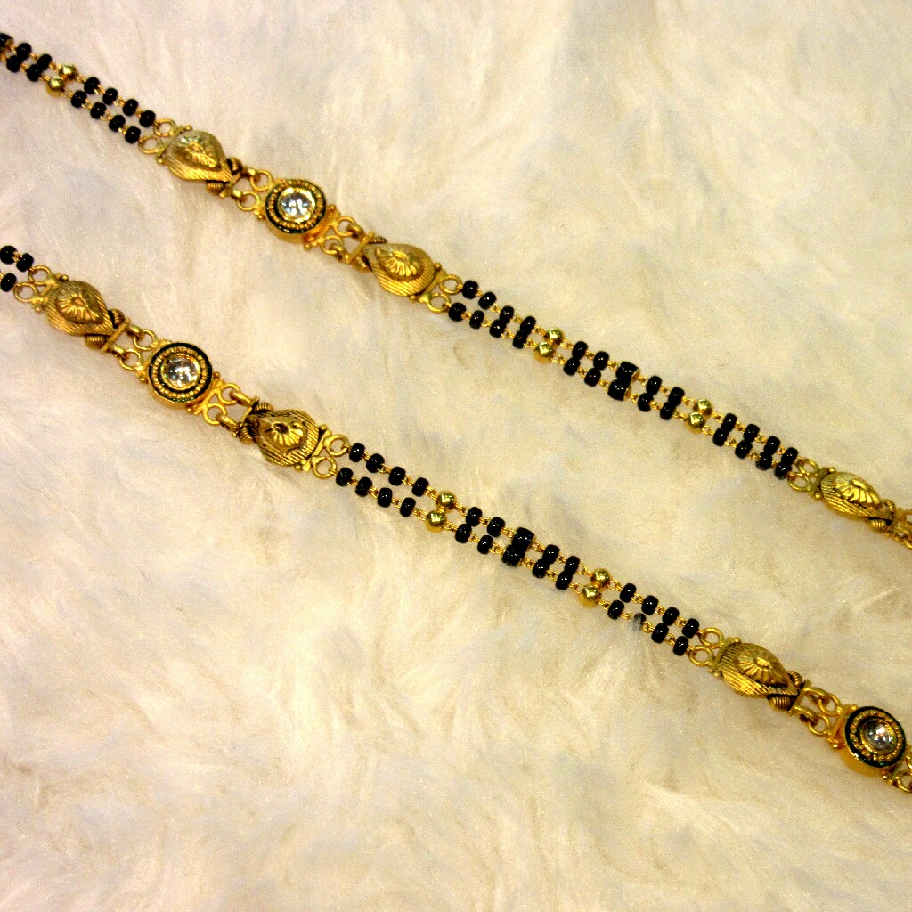 Gold 22k 916 oxidized mangalsutra - Image 3
