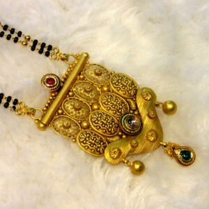 22k gold hallmark jadtar mangalsutra