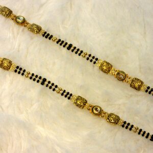 Gold 22k classic jadtar mangalsutra