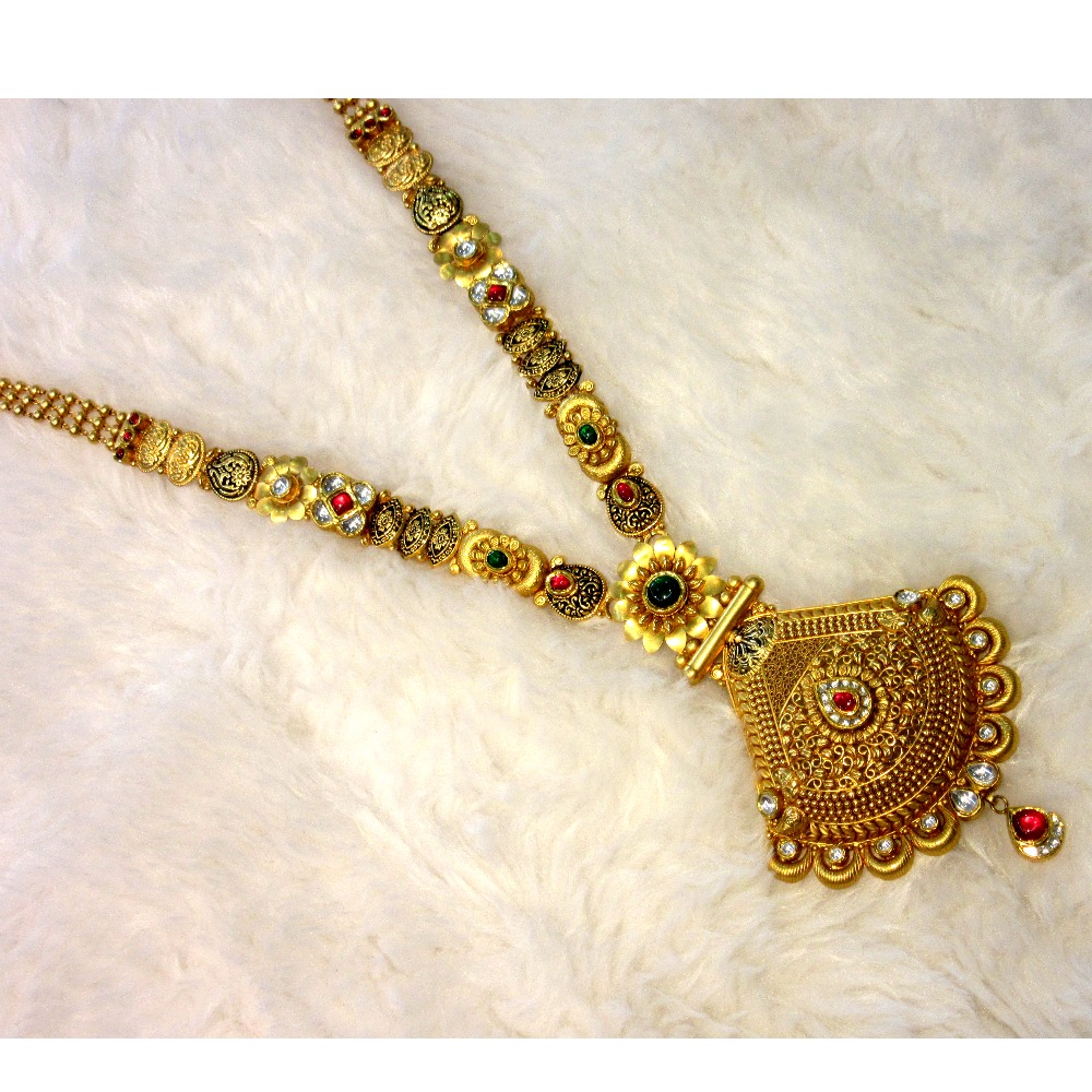 22kt hallmark jadtar set - Image 4