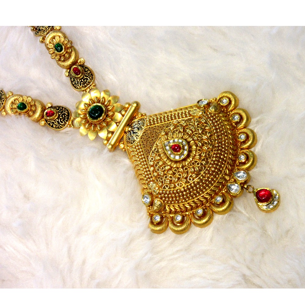 22kt hallmark jadtar set - Image 2