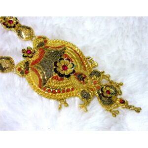 Gold 22k hm916 colorful long culcutti set