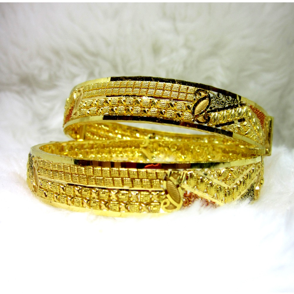 Gold 22k hallmark bridal culcutti ladies patla - Image 2