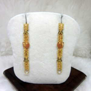 Gold 22k Hm916 Antique Designer Broad Rajwadi Kanser