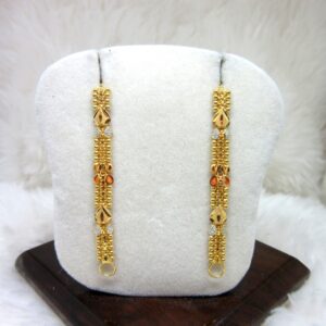 Gold 22k Hm916 Antique Designer Broad Rajwadi Kanser