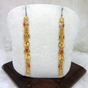 Gold 22k Hm916 Antique Designer Broad Rajwadi Kanser