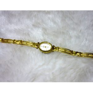 gold 22k hm916 modern designer women watch