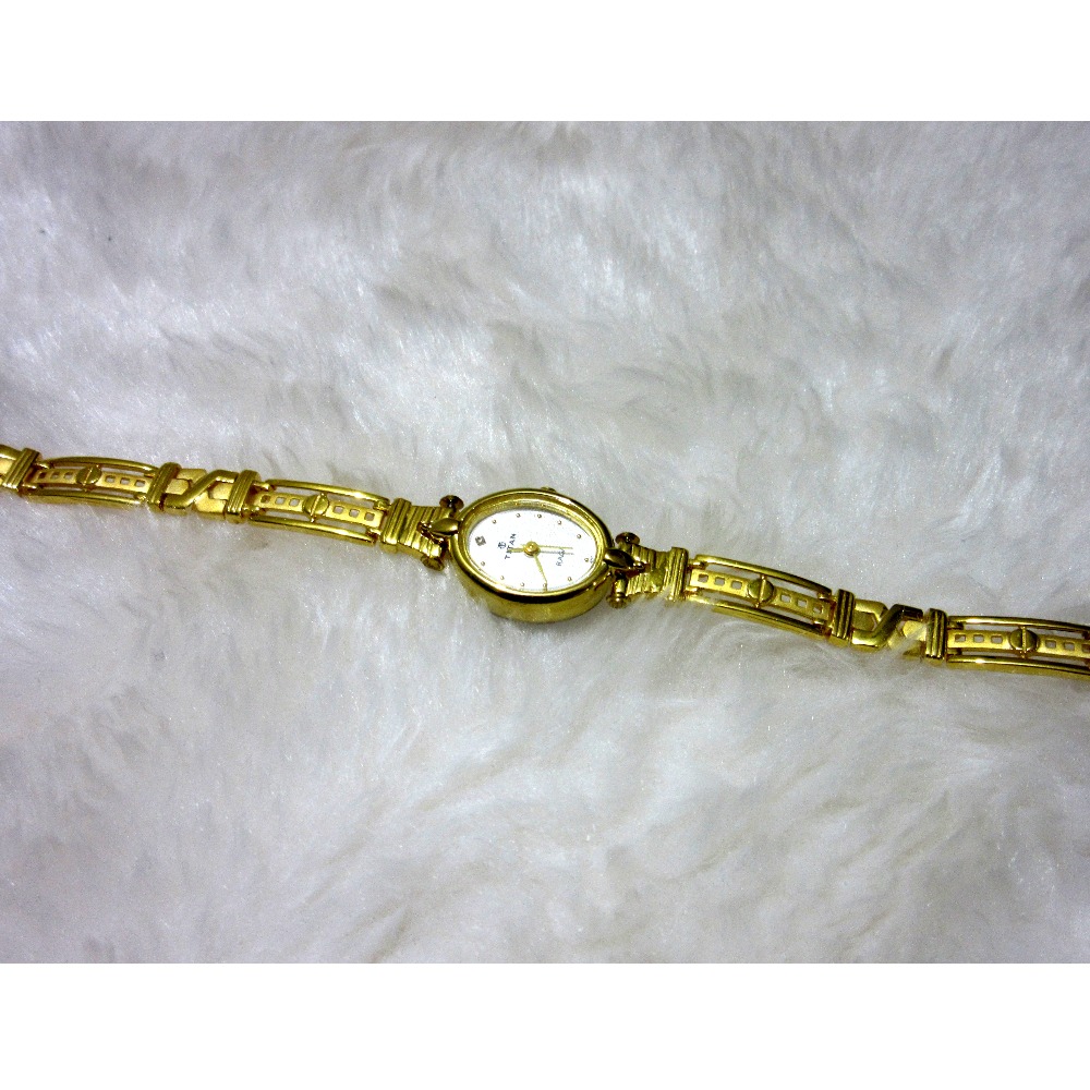 gold 22k hm916 modern designer women watch - Image 2