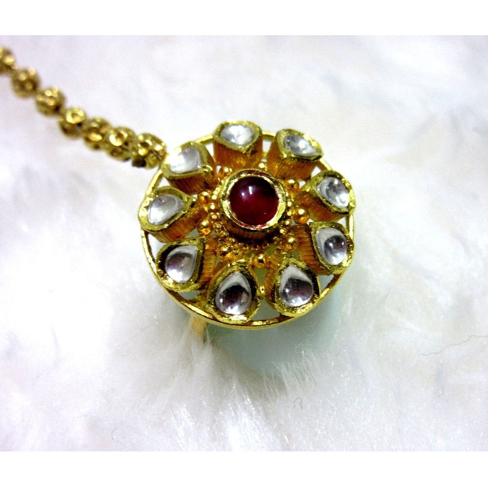 Gold 22k hm916 antique jadtar handchain - Image 2