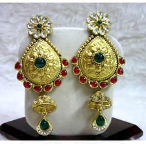 22k gold jadtar bridal set