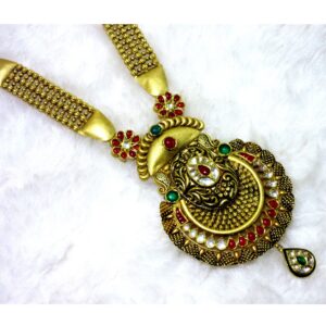 Long antique classic jadtar set