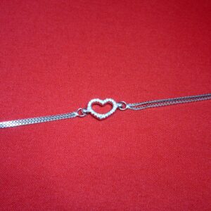 Silver 925vhearth shape bracelet sb925-29
