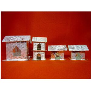 Silver home(house) for shastra pooja vidhi