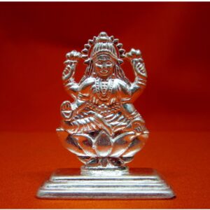 Silver shree lakshmiji murti pooja items