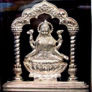 Silver shree lakshmi maa statue(murti) mrt-132